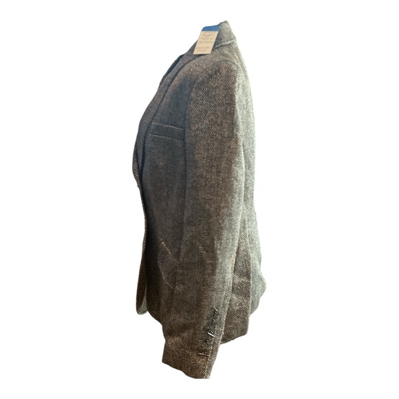 Metallic Charcoal Grey Single Breast Jacket by Per Se NWTs Size 14 - Picture 5 of 6